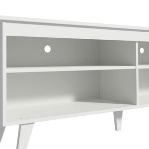 
                  
                    Load image into Gallery viewer, Madesa TV Schrank, Fernsehtisch für TV bis 65 Zoll, für Wohn- und Schlafzimmer, 150 x 38 x 58 cm, aus Holz - Weiß
                  
                